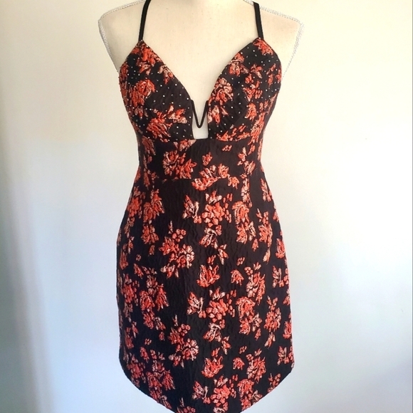 Foxiedox Piper Floral Jacquard Mini Dress - Picture 4 of 10